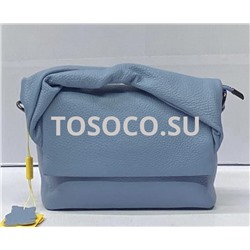 053-2 blue сумка Wifeore натуральная кожа 13х19х7
