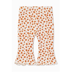 MORI Cream Organic Cotton & Bamboo Giraffe Spot Leggings