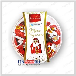 Рождественские шоколадные фигурки мини Favorina 125 гр