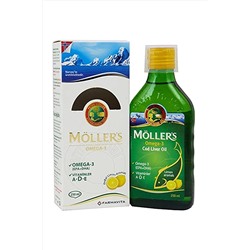 Möllers Omega 3 Balık Yağı Şurubu Limon Aromalı 250 Ml