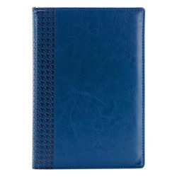 Ежедневник недат, синий, тв пер, 140х200, 160л, Lozanna AZ052/blue