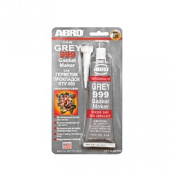 ABRO Герметик прокладок ABRO серый (до 260°С) 85гр (тюбик)