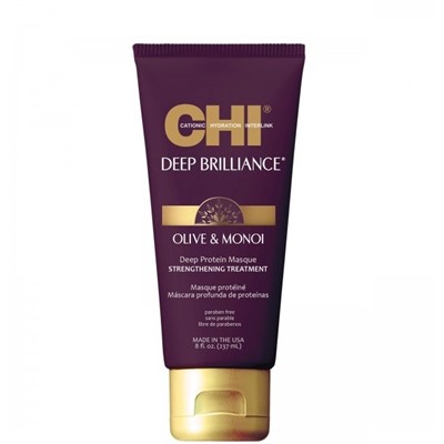 Chi deep brilliance протеиновая маска глубокий уход 237 мл