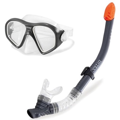 Набор для подводного плавания от 14 лет Reef Rider Swim: маска,трубка, Intex (55648)