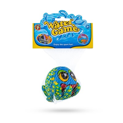 **YG Sport Игрушка для детей бомбочка "Весёлые животные"  в пакете-сетке (10 см, голубой.)