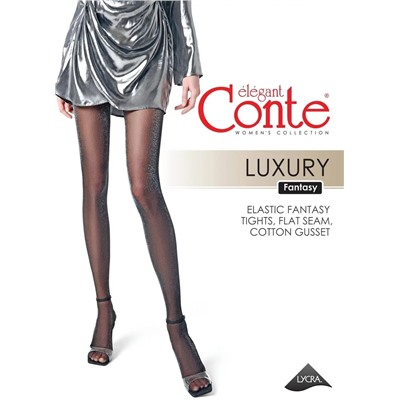 CONTE LUXURY Колготки женские с люрексом