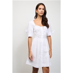 Vestido camisero - Blanco