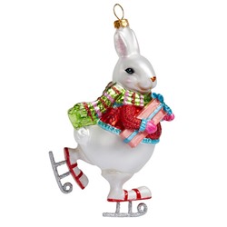 Кролик на коньках с подарком 03965