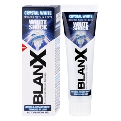 Зубная паста BlanX White Shock Crystal White, 75 мл