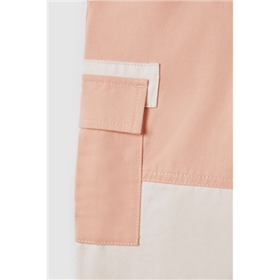 Reiss Adalia Colourblock Elasticated Cargo Jeans