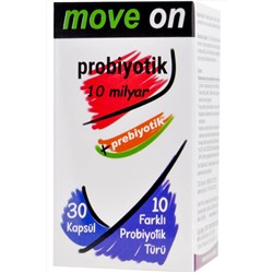 Move On Probiyotik 10 Milyar + Prebiyotik 30 Kapsül 0001