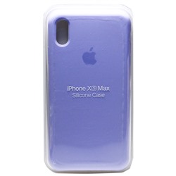 Силиконовый чехол для Айфон XS Max - (Светло-Синий)