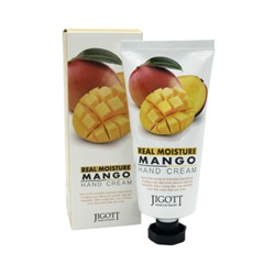 JIGOTT Real Moisture Mango Hand Cream Увлажняющий крем для рук с маслом манго 100мл