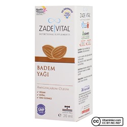 Масло сладкого миндаля Zade Vital 20 мл