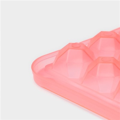 Форма для льда «Сапфир», 28 ячеек, 24×12,7×2 см, цвет МИКС