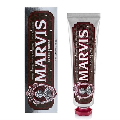 Зубная паста 75 мл. Черный лес  (вкус вишни, темного шоколада и др) MARVIS (Марвис)