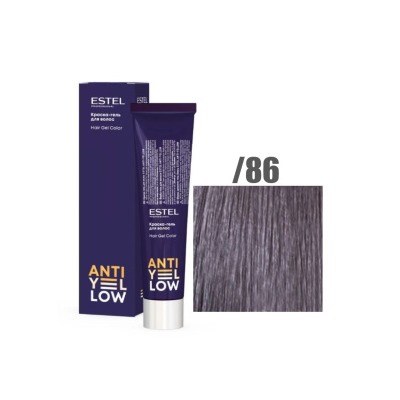 Еstеl аnti-yellоw краска-гель для волос аy/86 жемчужно-фиолетовый нюанс 60 мл
