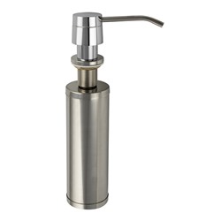 BRIMIX - Дозатор жидкого мыла, врезной, под раковину, хромированный, 250 мл, из нержавеющей стали  ( 627)