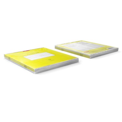Тетрадь 12 листoв в клетку ErichKrause Bright "Классика", обложка мелованный картон, жёлтая