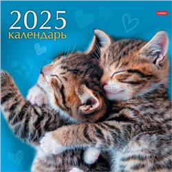 Календарь перекидной настенный 2025 г. 30х30 см Стандарт "Забавные котята" (087050) 30257 Хатбер