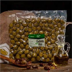Предзаказ! Оливки зеленые Халкидики (размер L), вакуум, 1кг
