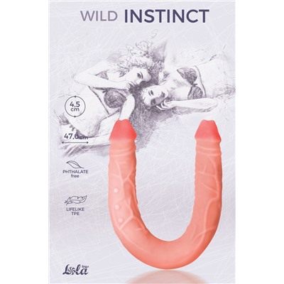 Двусторонний фаллоимитатор Wild Instinct - 47,6 см.