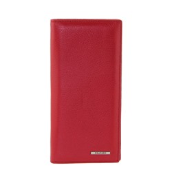 Кошелек кожаный красный с отделами для карточек Pratero K 19-015-5