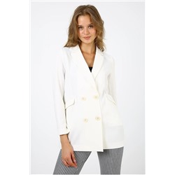 Пиджак, размер XXL, цвет белый