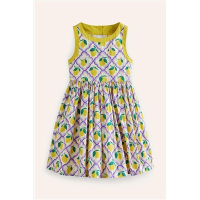 Boden Back Detail Lemon Dress