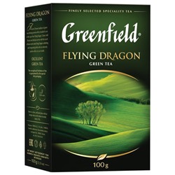 Чай GREENFIELD "Flying Dragon", зеленый, листовой, 100 г, 0357