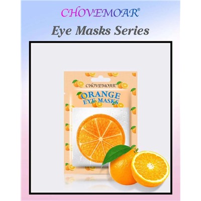 CHOVEMOAR Патчи для глаз с экстрактом апельсина и витаминами С и Е 6 мл, комплект - 6 пар