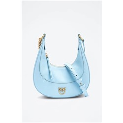 Bolso de piel Brioche Hobo Mini - Azul