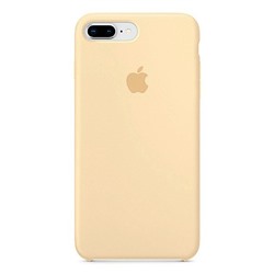 Силиконовый чехол для iPhone 7 Plus / 8 Plus кремовый