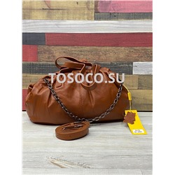 1026-2 brown сумка  Wifeore натуральная кожа 18х30