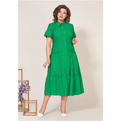 Платье Mira Fashion 5275-6 зеленый