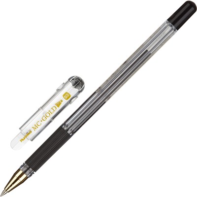 Ручка шариковая неавтомат. MunHwa MC Gold черн,0,5мм,масл,манж 207857