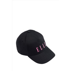 Elle Junior Girls Canvas Black Cap