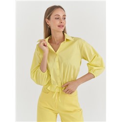 блузка жен. лимонный