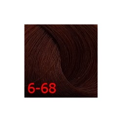 ДТ 6-68 стойкая крем-краска для волос Темный русый шоколадный красный 60мл