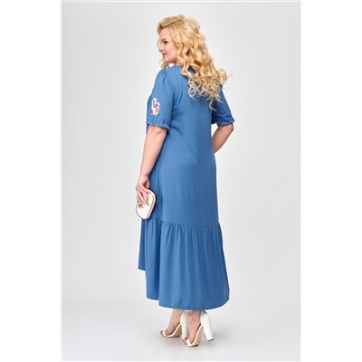 Платье Novella Sharm 3730-4-4-с-Р сине-голубой