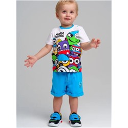 12419101 Комплект детский трикотажный для мальчиков: фуфайка (футболка), шорты