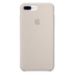 Силиконовый чехол для iPhone 7 Plus / 8 Plus бежевый (Stone)