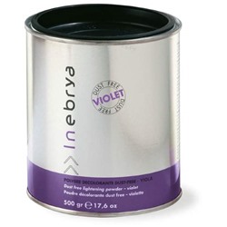 INEBRYA UTILITIES Порошок для волос обесцвечивающий Фиолетовый Dust Free 500гр