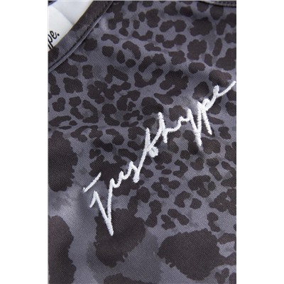 Hype. Kids Mono Leopard Print Blue Cami