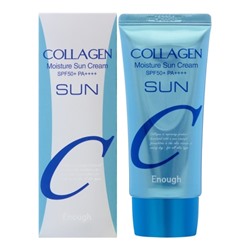 ENOUGH Collagen Moisture Sun Cream SPF50+ PA+++ Увлажняющий солнцезащитный крем с коллагеном 50г