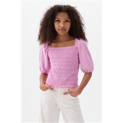 Gap Puff Sleeve Square Neck Smocked Top (4yrs-13yrs)