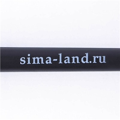 Ручка прикол колокольчик шариковая на открытке на выпускной «Выпускник» синяя паста 0.8 мм