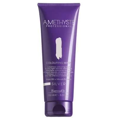 Оттеночная маска для волос Amethyste Colouring Mask SILVER Farmavita 250 мл