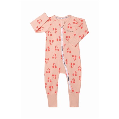 Bonds Cherry Pink Fruit Design Zip Sleepsuit