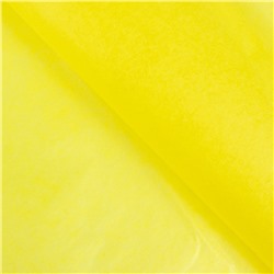 Бумага упаковочная тишью, желтый, 50 см х 66 см